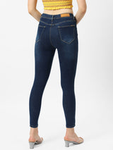 K4014 High-Rise Skinny Jeans - Blue