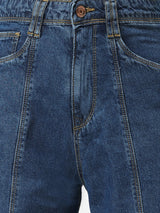 K5031 High-Rise Wide Leg Jeans - Blue