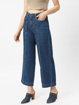 K5031 High-Rise Wide Leg Jeans - Blue
