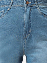 K5031 High-Rise Wide Leg Jeans - Blue
