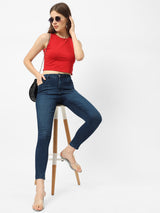 K5040 Super High-Rise Super Skinny Jeans - Blue