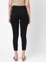 K4014 High-Rise Skinny Jeans - Black