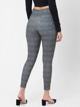 K4005 High-Rise Skinny Tregging - Grey