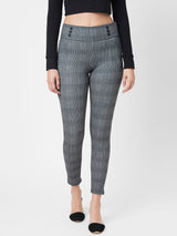 K4005 High-Rise Skinny Tregging - Grey
