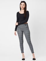 K4005 High-Rise Skinny Tregging - Grey