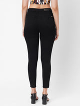 K4014 High-Rise Skinny Jeans - Black