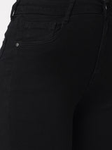 K4014 High-Rise Skinny Jeans - Black