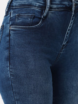 K3051 Mid-Rise Skinny Jeans - Blue