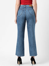 K5031 High-Rise Wide Leg Jeans - Blue