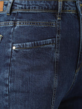 K5031 High-Rise Wide Leg Jeans - Dark Blue