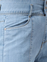 K5031 High-Rise Wide Leg Jeans - Blue