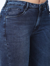 K4014 High-Rise Skinny Jeans - Blue