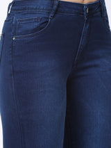 K4014 High-Rise Skinny Jeans - Dark Blue