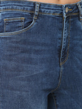 K5013 High-Rise Flare Jeans - Blue