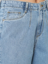 K5031 High-Rise Wide Leg Jeans - Blue