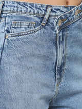 K5085 High Rise Mom Fit - Blue