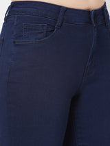 K5013 High-Rise Flare Jeans - Blue