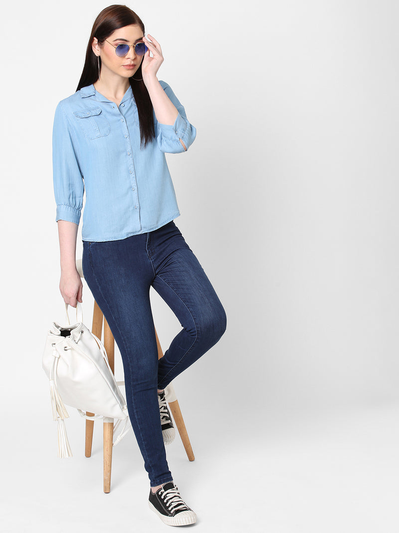 K5040 Super High-Rise Super Skinny Jeans - Navy