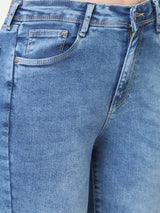 K4014 High-Rise Skinny Jeans - Blue