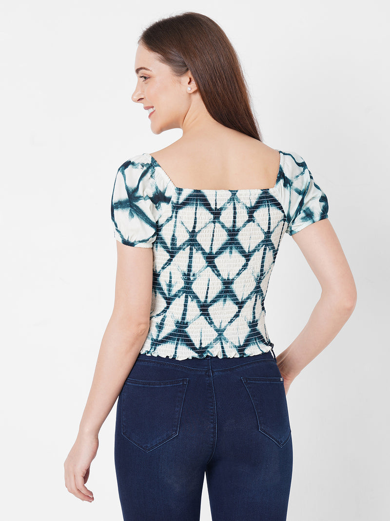 Women Tye & Dye Crop Top