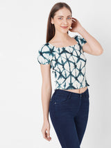 Women Tye & Dye Crop Top