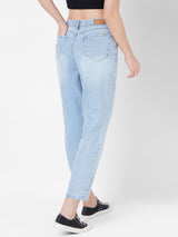K5085 High Rise Mom Fit - Light Blue