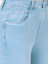Women Blue K4014 High-Rise Skinny Jeans