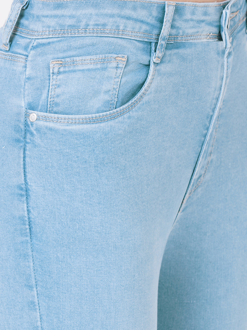 Women Blue K4014 High-Rise Skinny Jeans