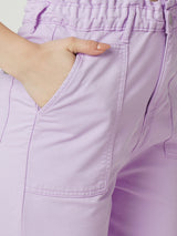 Women Lilac High Rise Baggy Fit Jeans