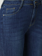 Women Dark Blue K4014 High Rise Skinny Jeans