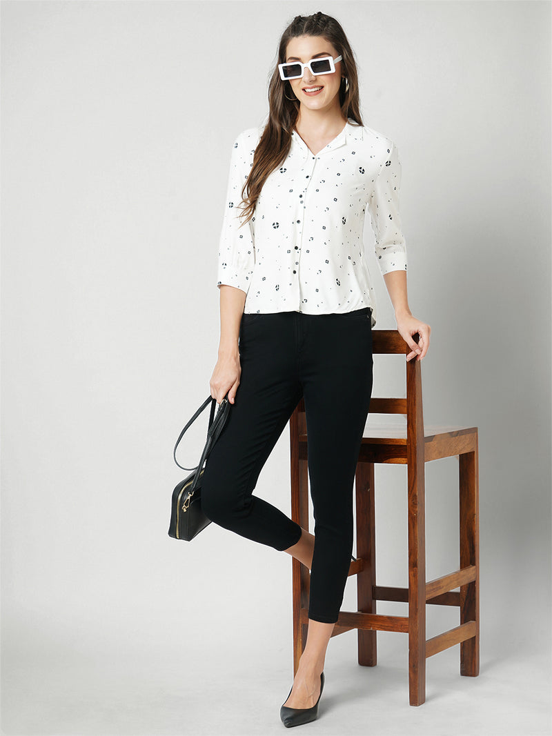 Women Black High Rise Skinny Fit Jeans