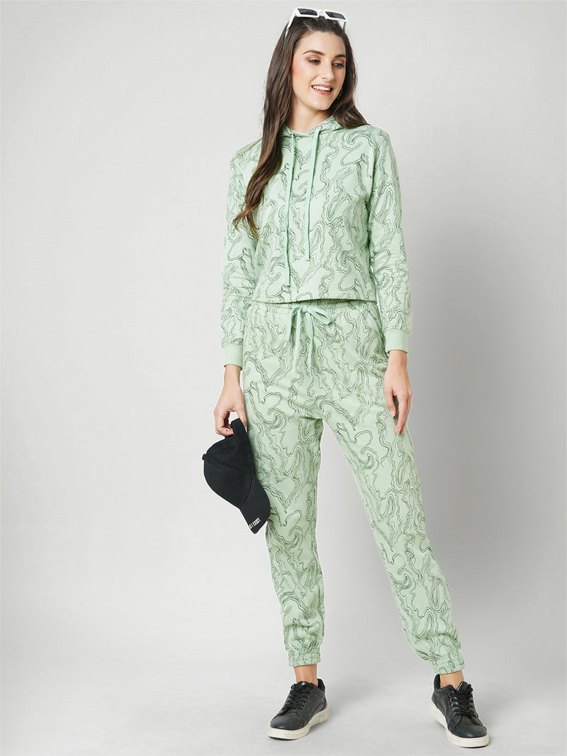 Women Light Olive High Rise Jogger