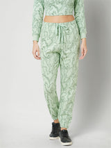 Women Light Olive High Rise Jogger