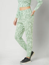 Women Light Olive High Rise Jogger