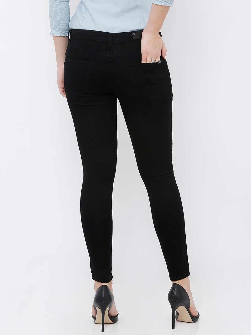 K5040 Super High-Rise Super Skinny Jeans - Black