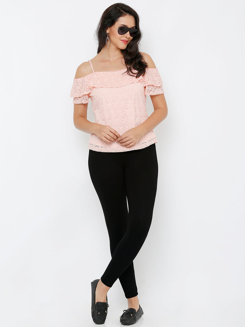 K4005 High-Rise Skinny Tregging - Black