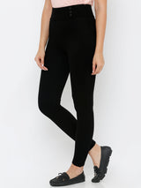 K4005 High-Rise Skinny Tregging - Black