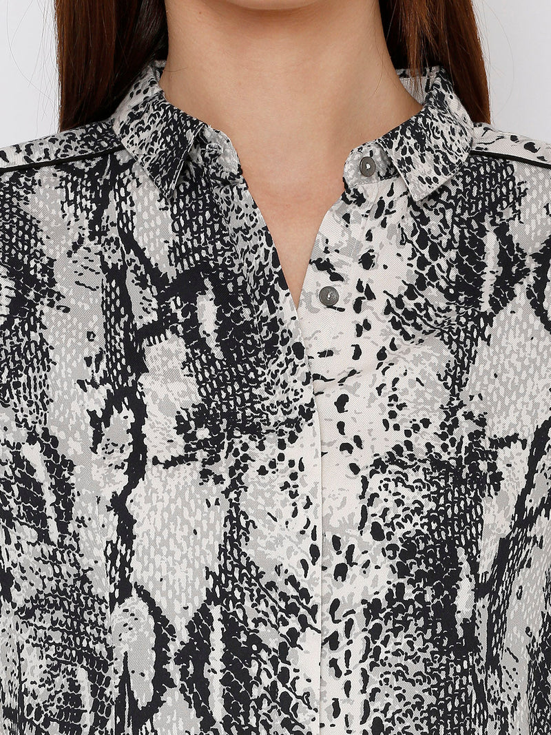 Women Multi Color Printed Shirt - Multi Color