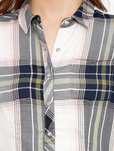 Women Multi Colour Checked Shirts - Multi Color