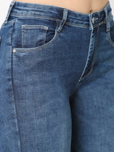 K4014 High-Rise Skinny Jeans - Blue
