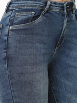 K5013 High-Rise Flare Jeans - Blue