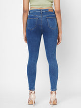 K4014 High-Rise Skinny Jeans - Blue