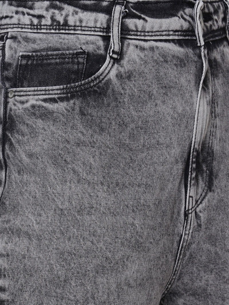 K5085 High Rise Mom Fit - Grey