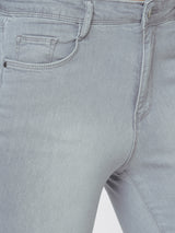 K4014 High-Rise Skinny Jeans - Grey