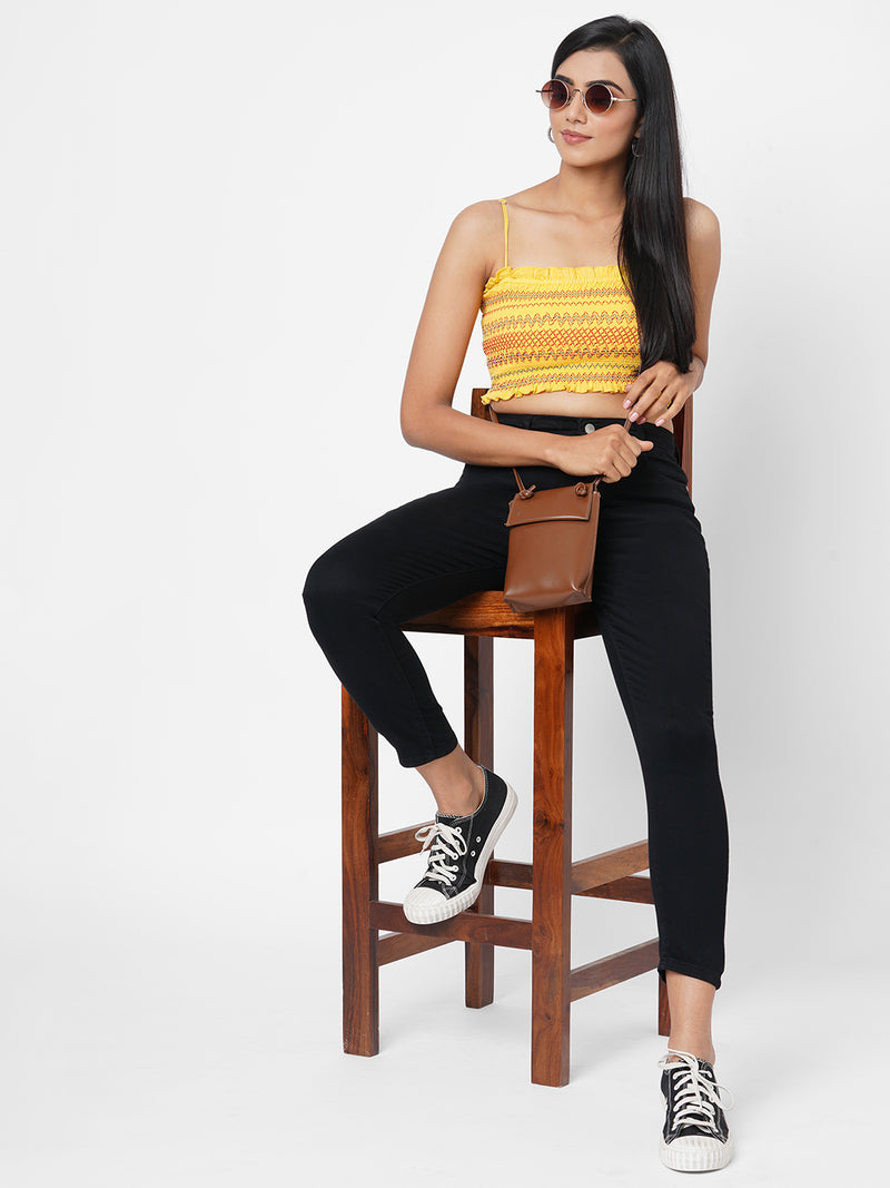 K5040 Super High-Rise Super Skinny Jeans - Black