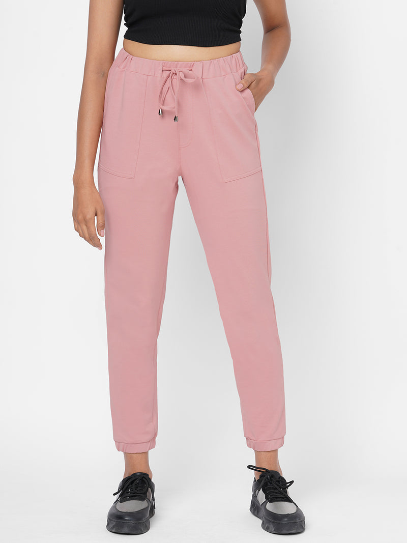 High-Rise Skinny Fit Athleisure - Blush Pink