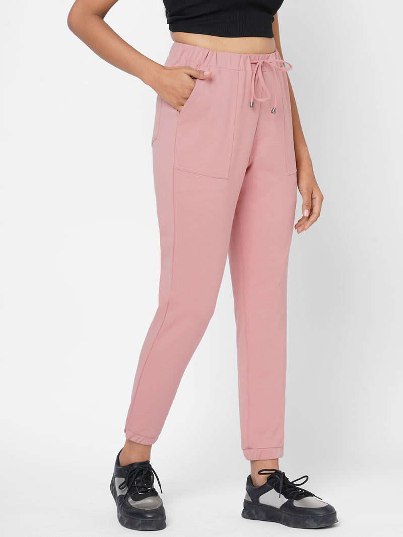 High-Rise Skinny Fit Athleisure - Blush Pink