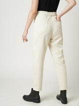 Women White High Rise Baggy Fit Jeans
