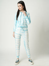 Women Sky Tie & Dye High Rise Jogger