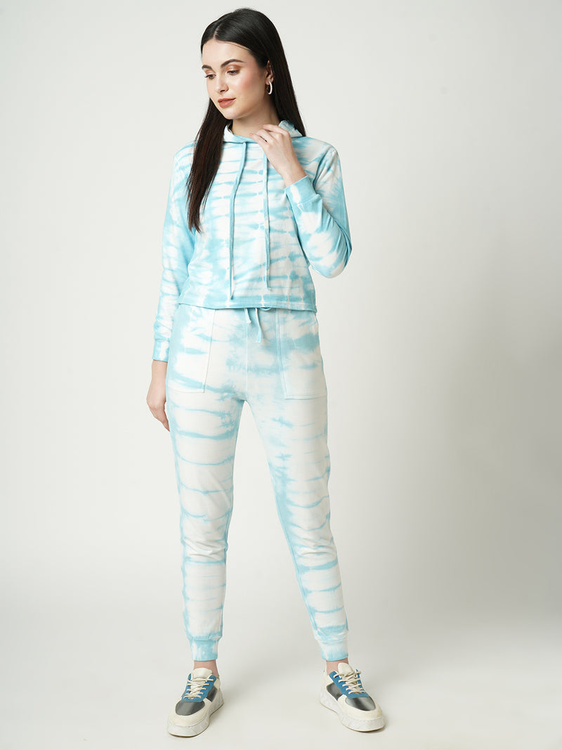Women Sky Tie & Dye High Rise Jogger
